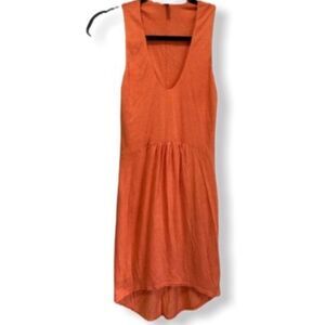 Riller‎ Orange Sleeveless Dress